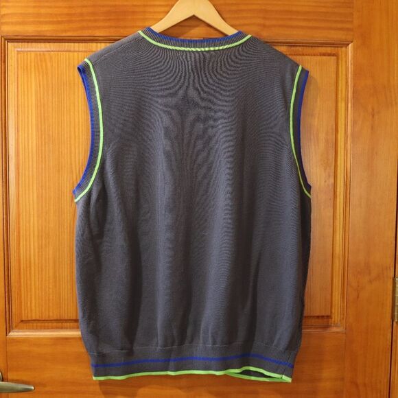 Grand Slam Vintage Y2K Athletic Sweater Vest Golf Vest Large - Picture 6 of 7